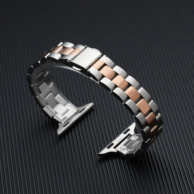 Stainless steel band for apple watch strap 44mm 45mm 40mm 42-38-41mm Slim Metal bracelet ultra 2 49mm iwatch series 8 7 6 SE 5 9