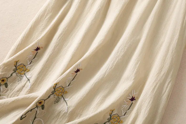 Mid-length Pure Cotton Women's Skirt for Women.