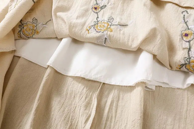 Mid-length Pure Cotton Women's Skirt for Women.