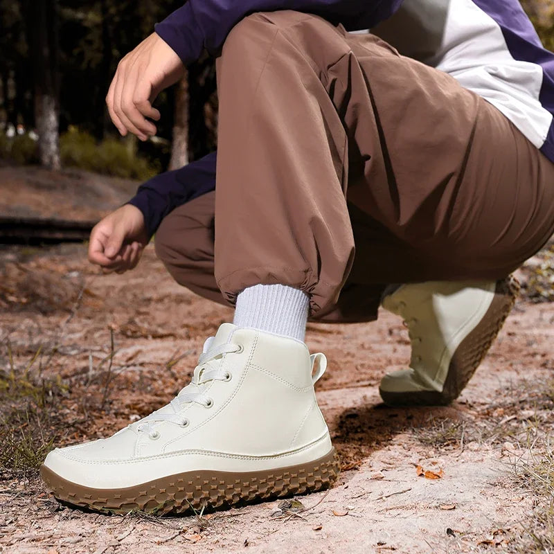 Cotton boots for winter, minimalist casual sneakers.