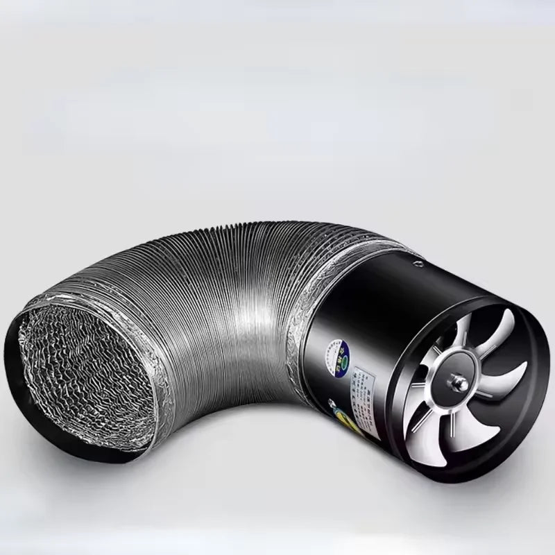 4''6'' 220V Metal Duct Exhaust Fan Air Ventilator Pipe Ventilation.