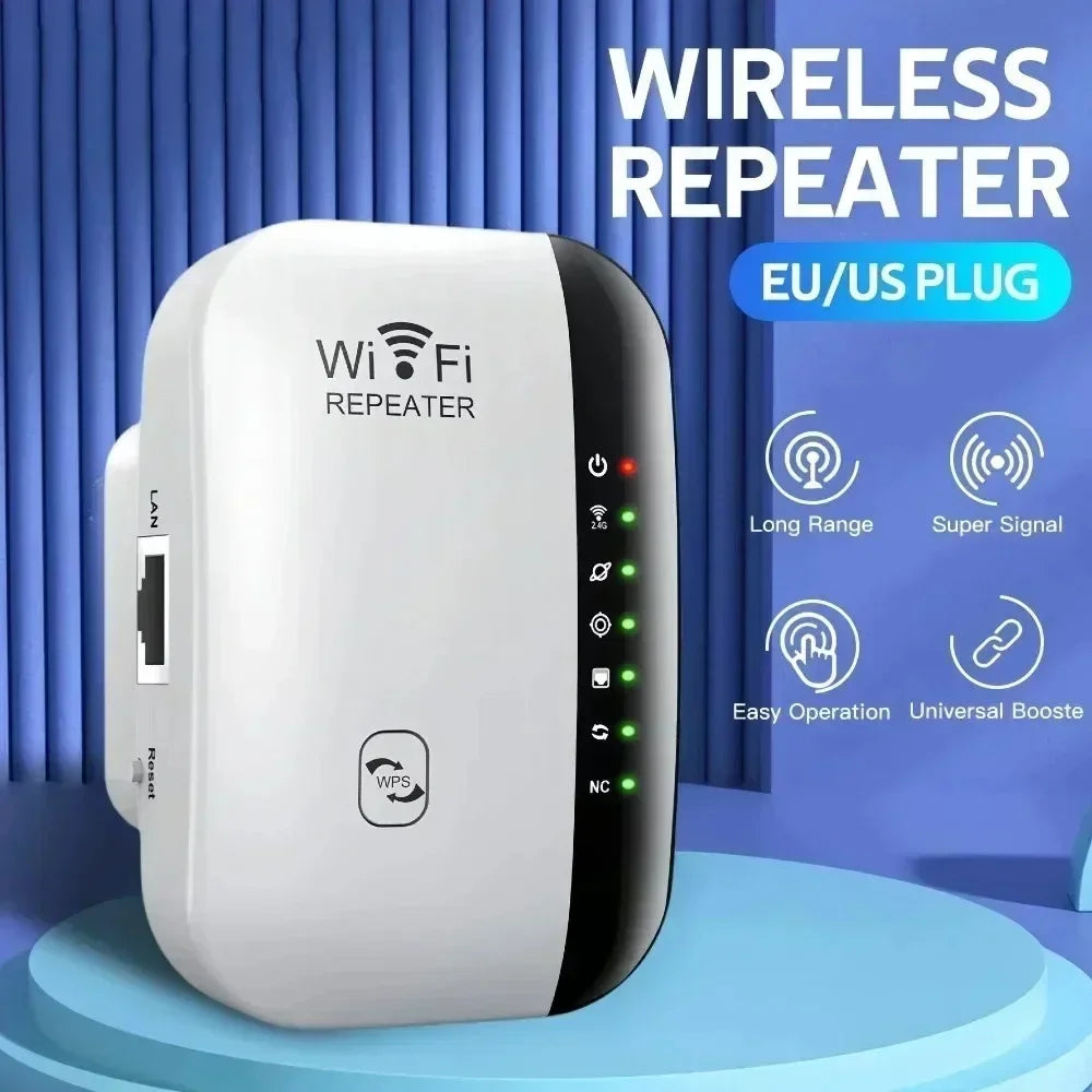 300Mbps WiFi Amplifier Wireless WIFI Repeater Extender 802.11.