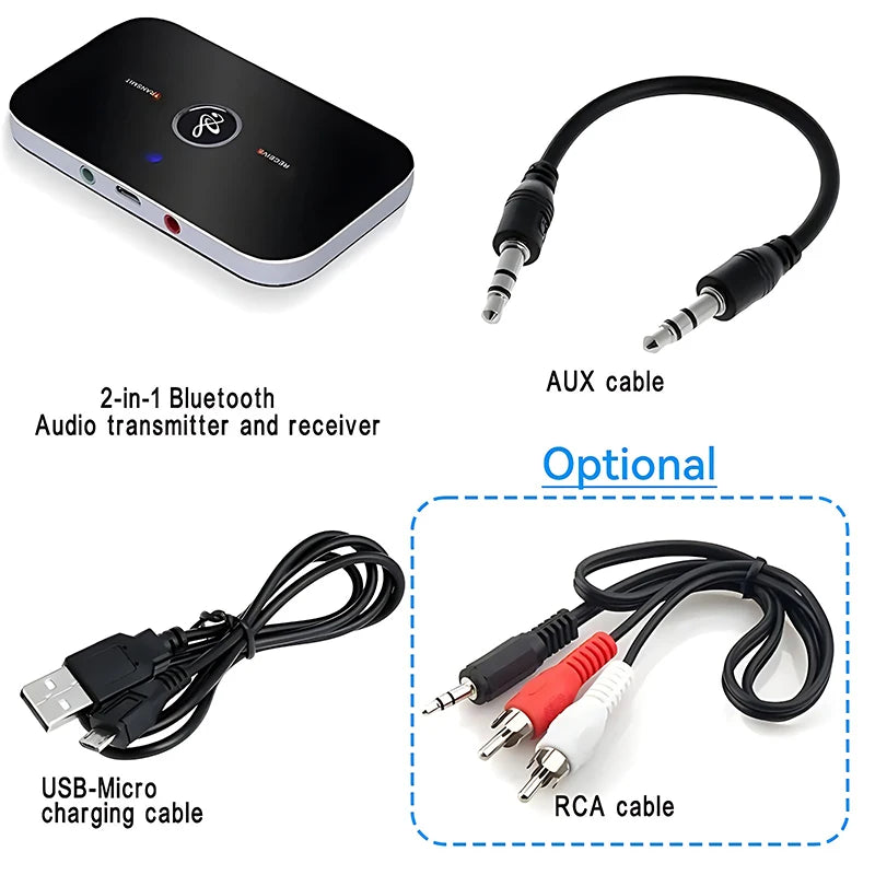 B6 2 IN 1 Bluetooth 5.3 Audio Transmitter.