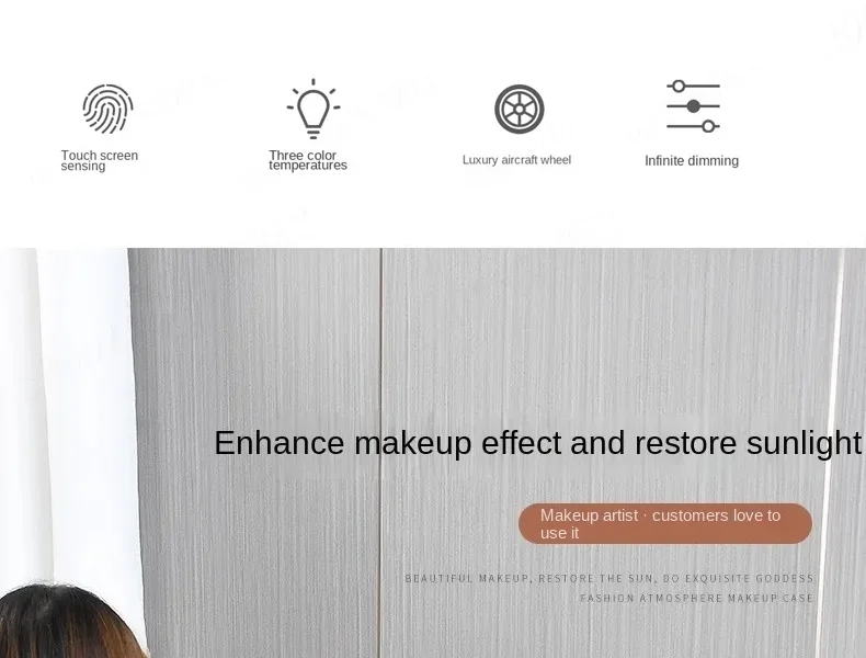 Makeup Bag 3-in-1 Suitcase Professional Manicure.