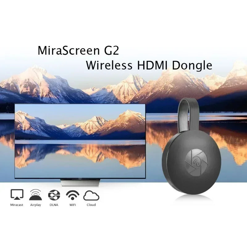 MUZISN 1080P G2 is suitable for MiraScreen monitor Anycast Wifi portable Miracast dongle.