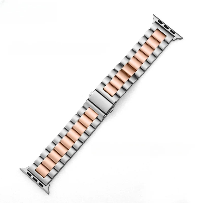 Stainless steel metal men and women watch bands, compatible with Apple Watch 38/40/41mm42/44/45/49mm, suitable for Iwatch 987654