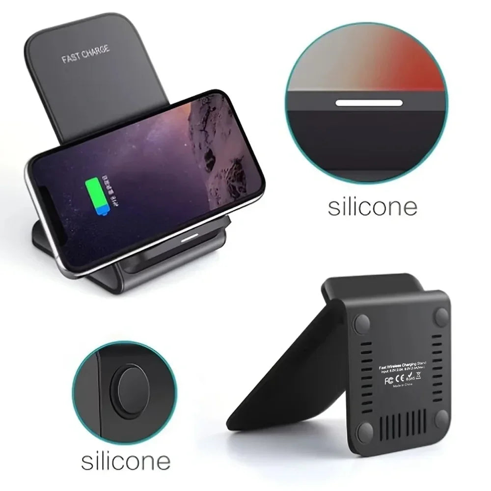 100W fast wireless charger compatible with Samsung.