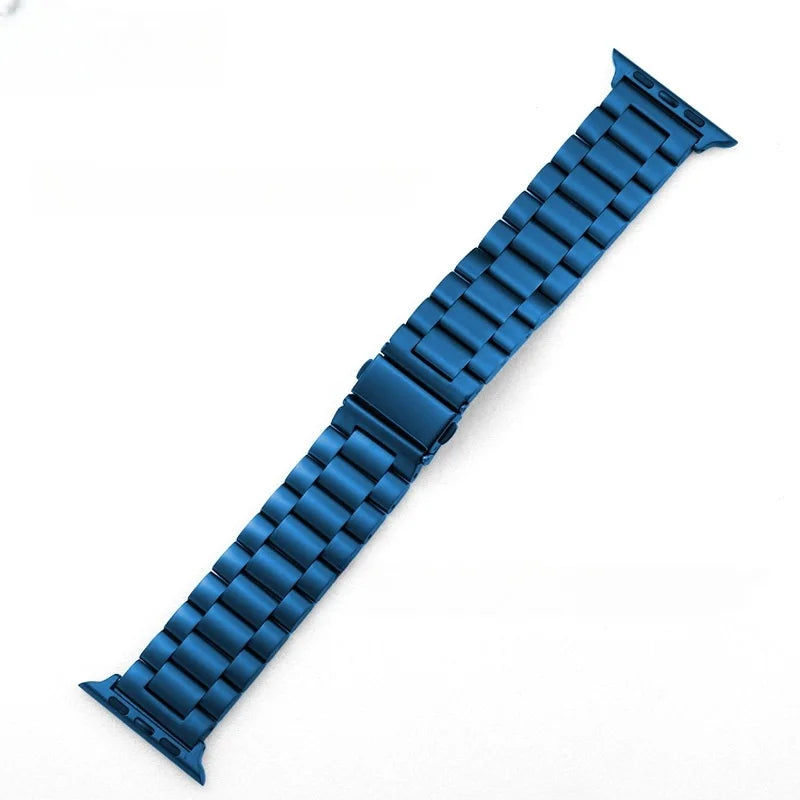 Stainless steel metal men and women watch bands, compatible with Apple Watch 38/40/41mm42/44/45/49mm, suitable for Iwatch 987654