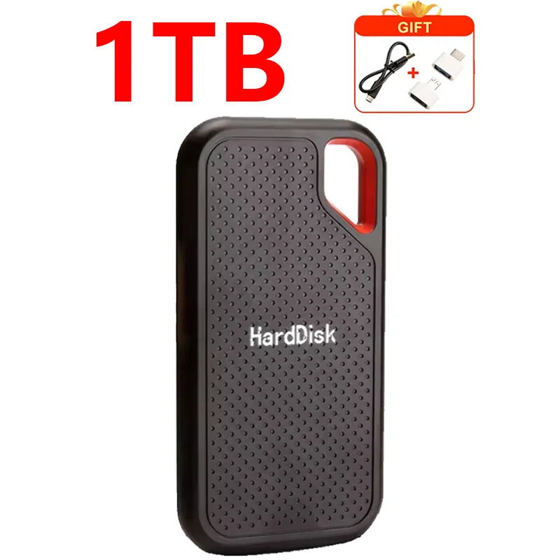 Mini External Hard Drive 2TB 4TB Large Capacity SSD 128TB Hard Drive USB 3.2  For Laptop/MAC/PC