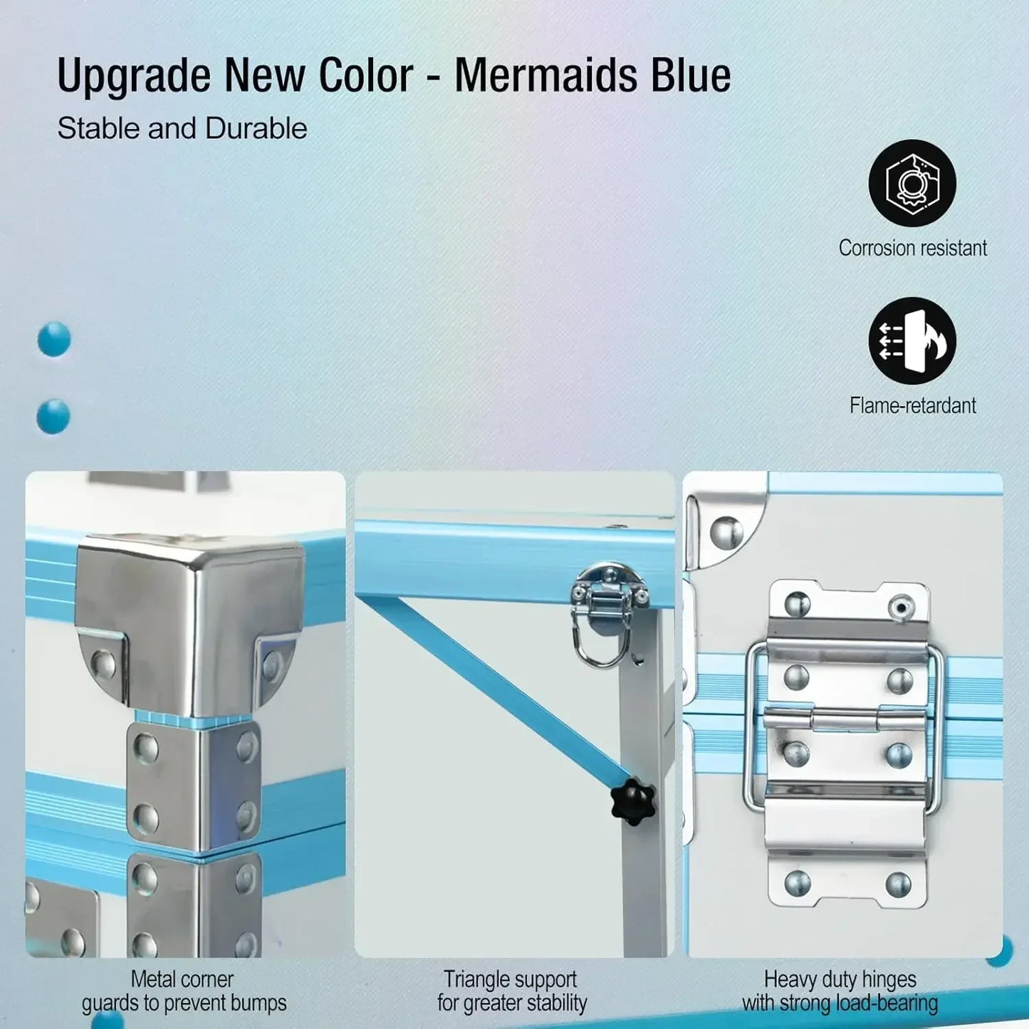 Portable Rolling Manicure Table Foldable.