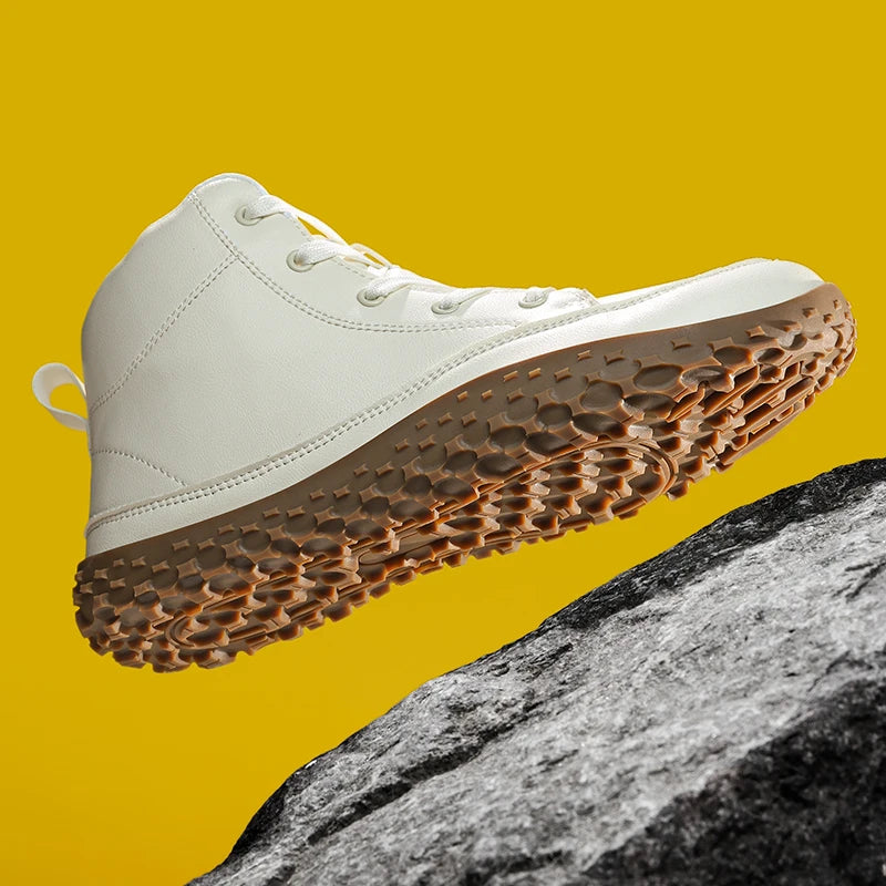 Cotton boots for winter, minimalist casual sneakers.