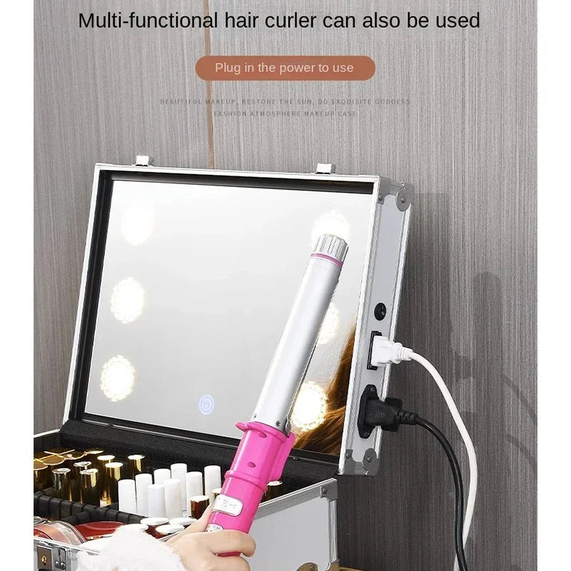 Makeup Bag 3-in-1 Suitcase Professional Manicure.