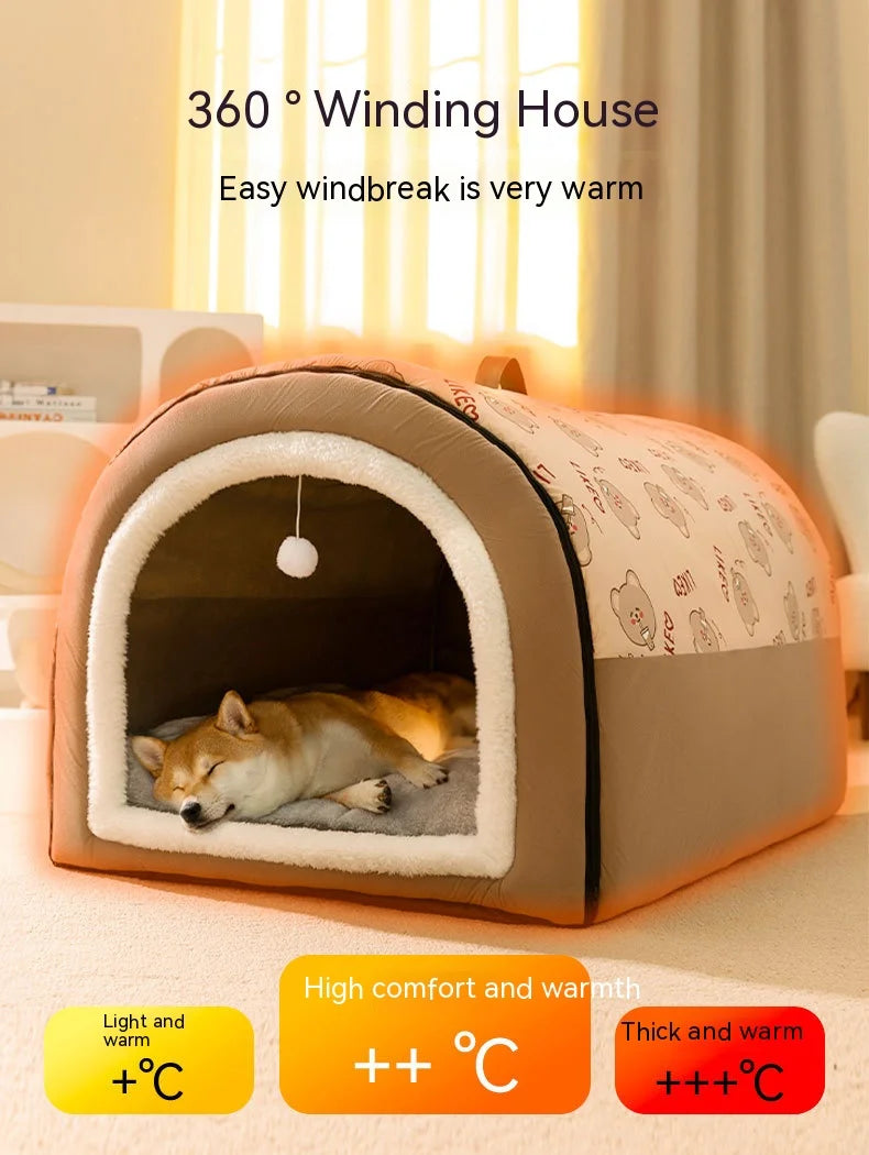 Nest for Large Dogs, Warm Winter Dog House, and Nest for Cats