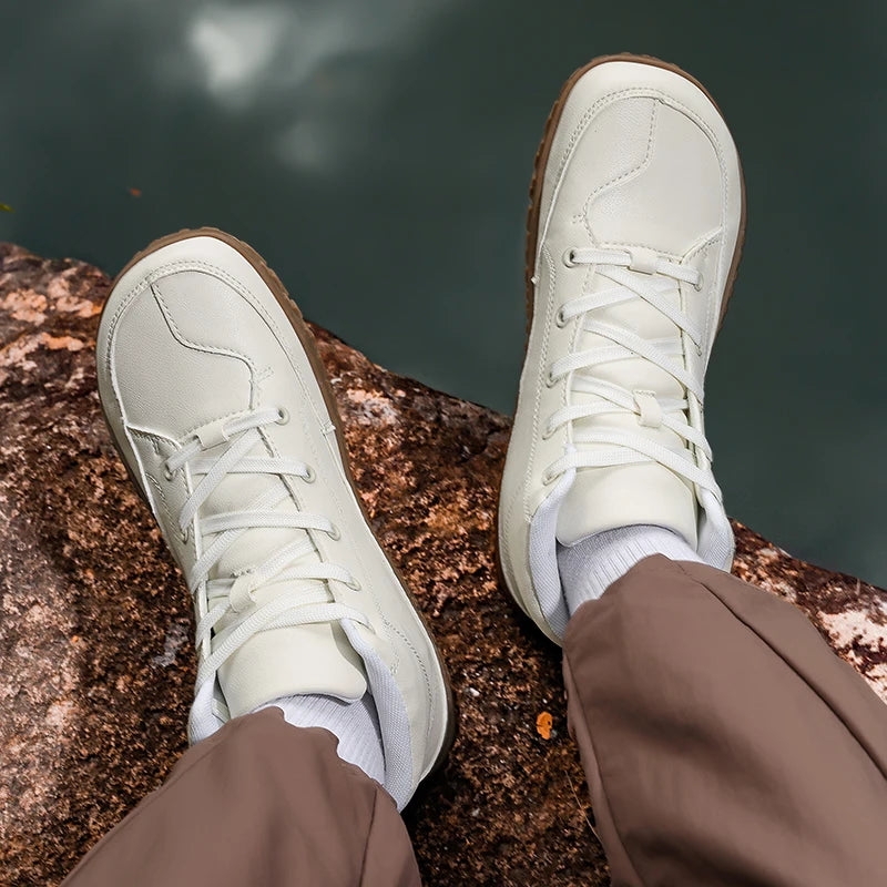 Cotton boots for winter, minimalist casual sneakers.