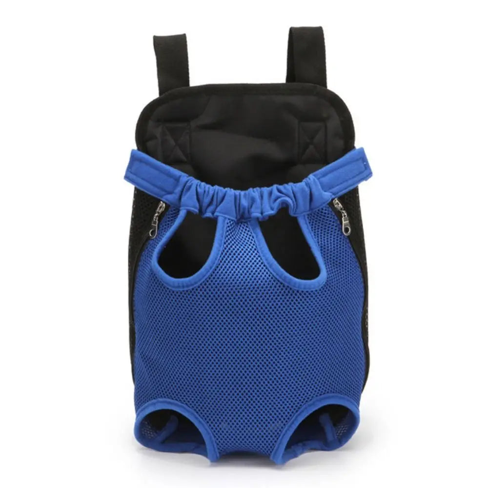 Adjustable dog carrier backpack.