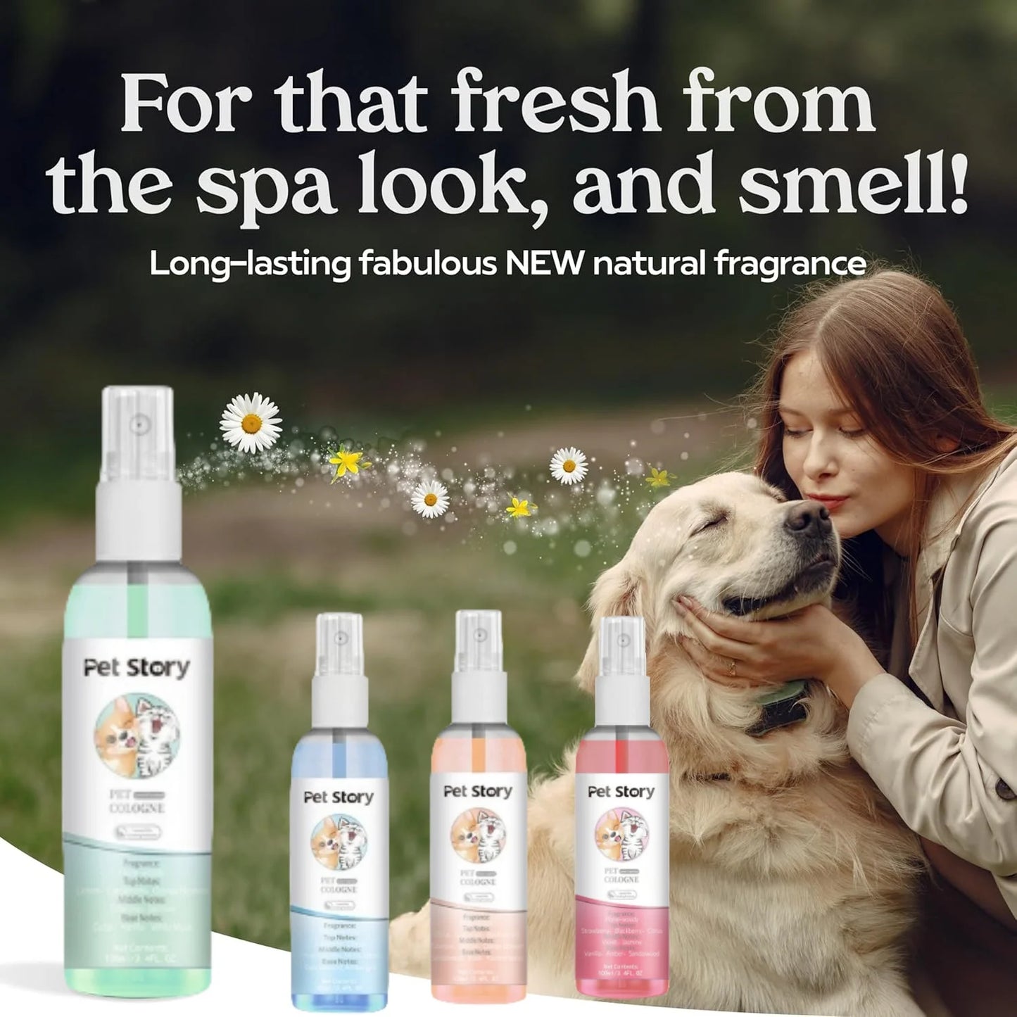 Premium hygiene spray for dogs.