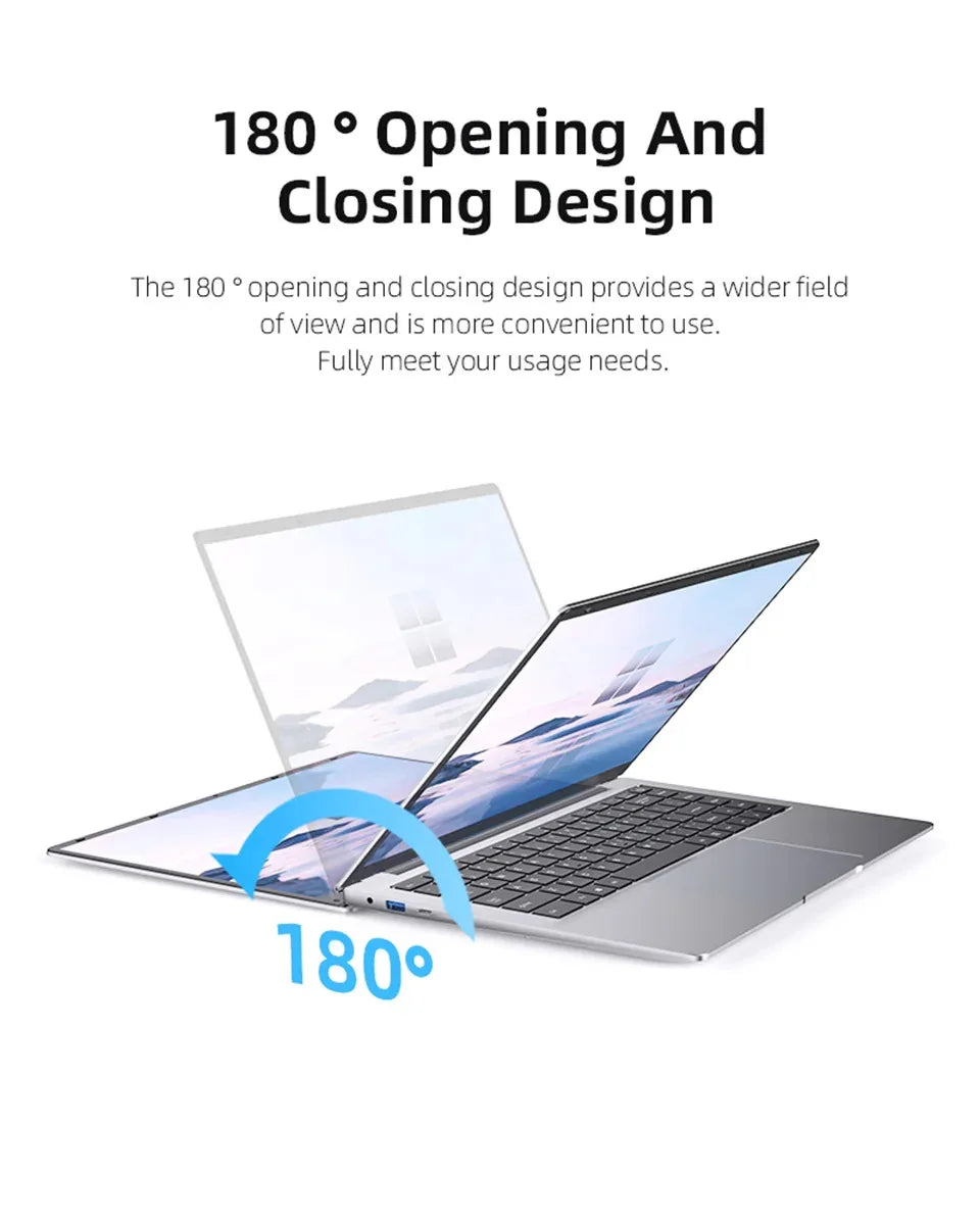 NEW 14.1-inch Portable Laptop 16GB RAM 1TB SSD Intel Celeron N4000 Windows 11