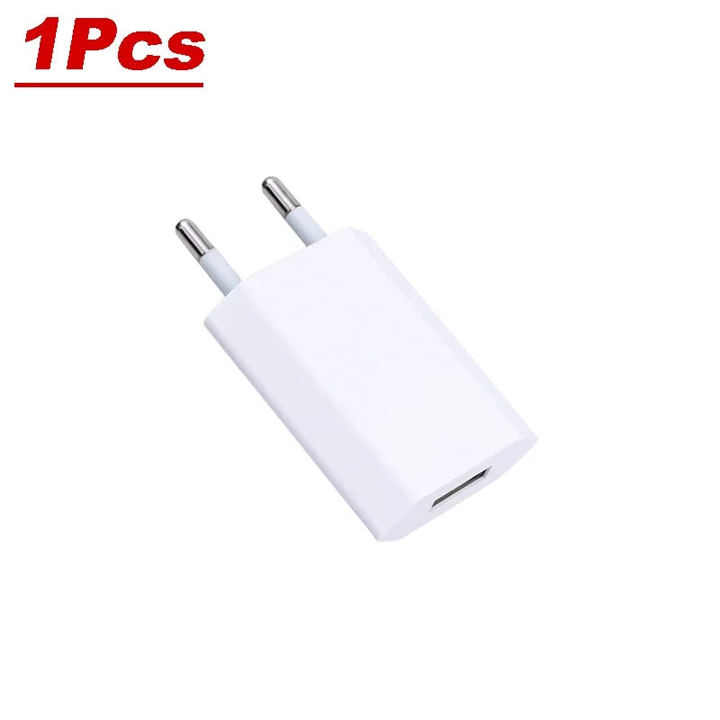 NNBILI 1-5Pcs Universal 5V 1A EU Plug USB Wall Phone Charger For iPhone Samsung Xiaomi.