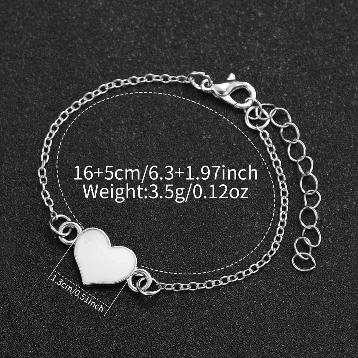2PCS/Set Fashion Women's Watch Hollow-out Musical Note Dial Steel Band Quartz Watches Heart Bracelet Set（Without Box）
