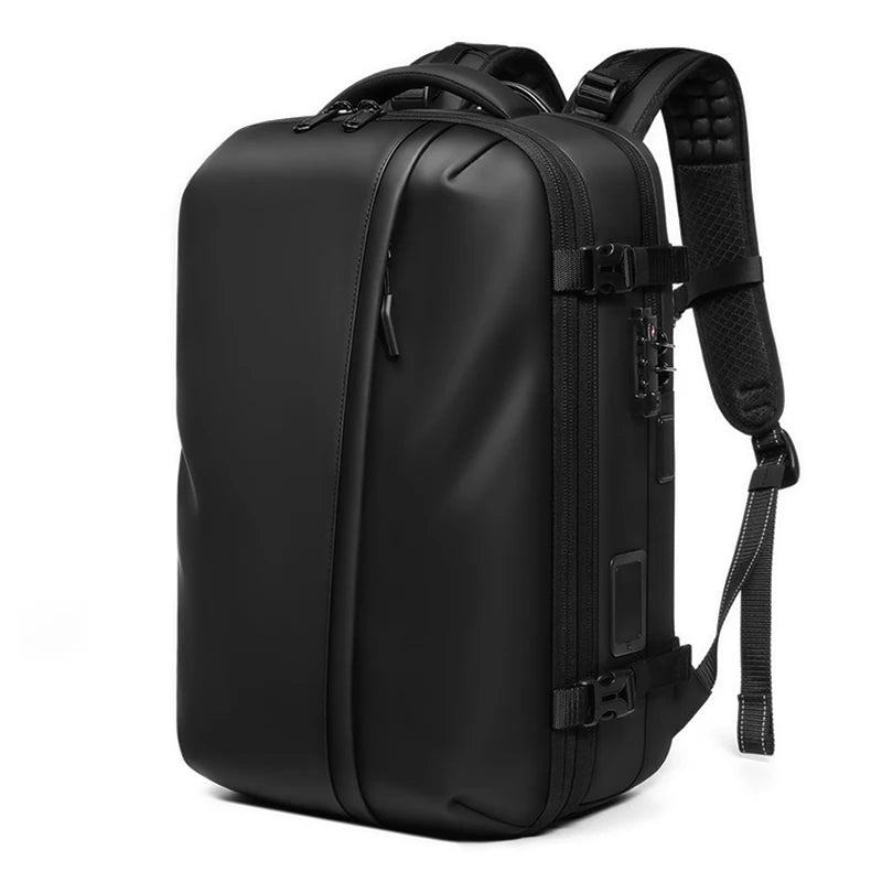 Men Travel Backpack One click start pump vacuum.