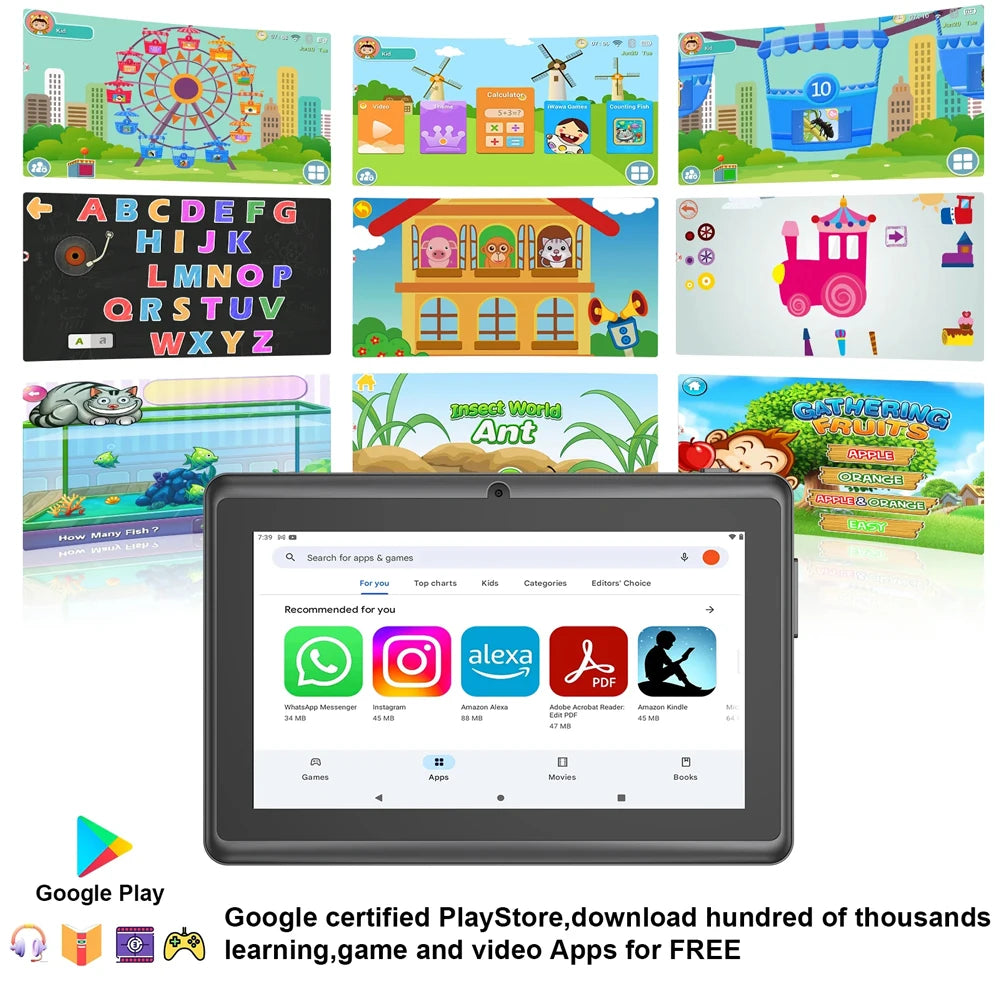 New 7-inch children's tablet.