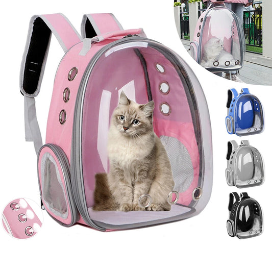 TitleTransparent portable pet backpack.
*


t Backpack