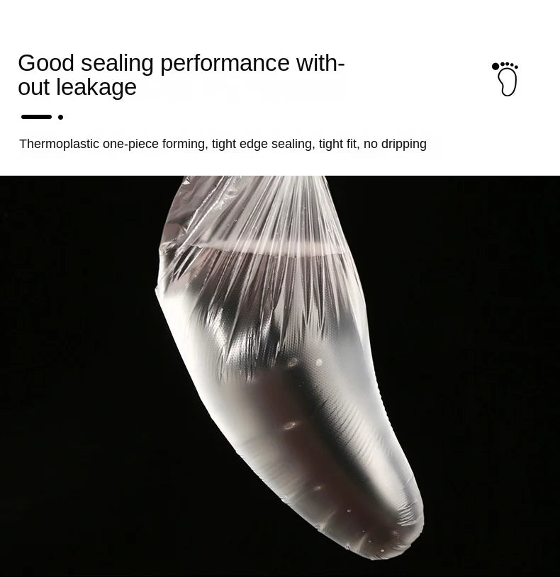 100PCS Transprent Disposable Foot Bags Detox SPA.