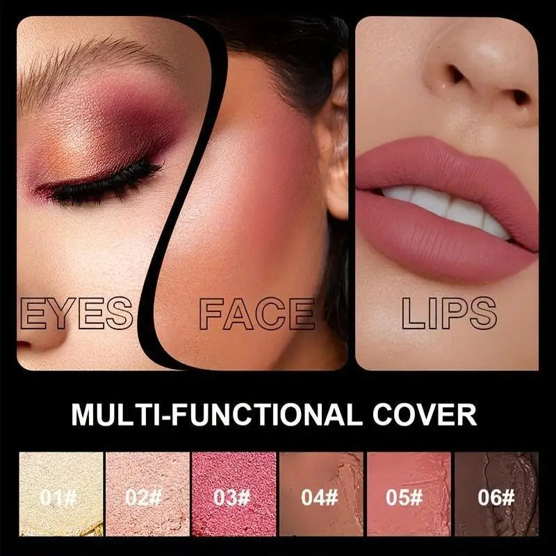 Three-in-one color multi-function waterproof makeup stick natural face multi-function: