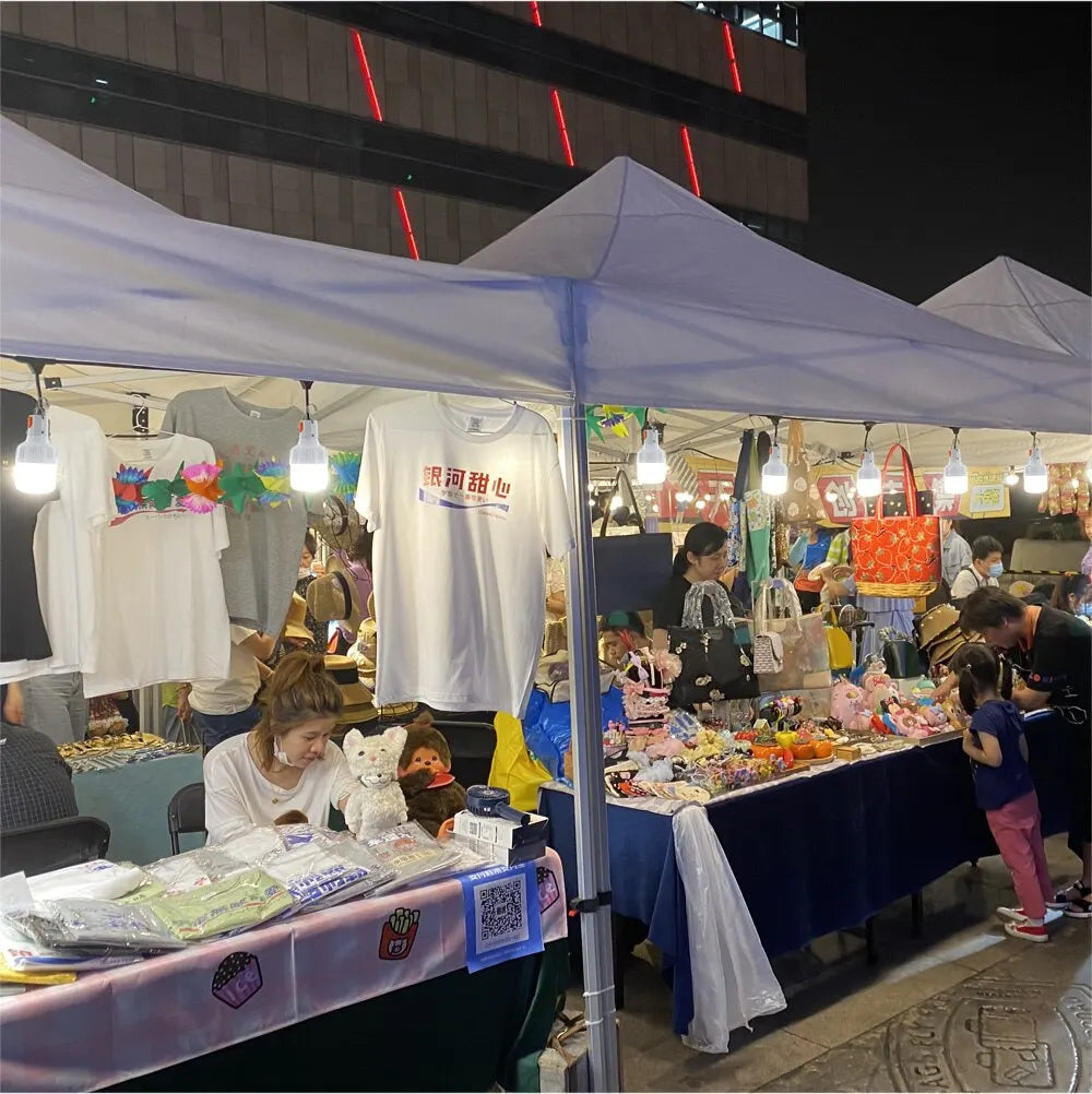 Rechargeable LED lamp, ideal for emergencies.