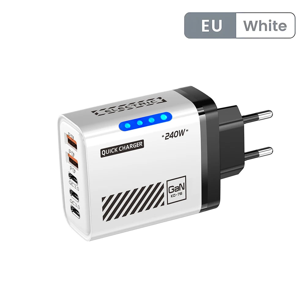 5-port fast charger.