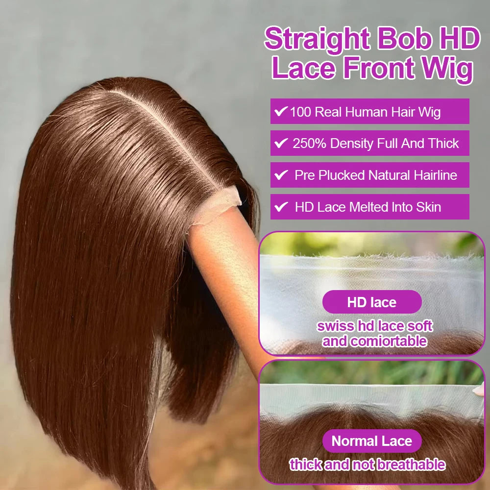 Chocolate Lace Frontal Glueless Human Hair.