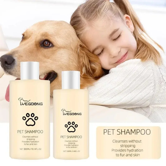 Soothing bath gel for pet hair, anti-mite, moisturizing, relieves itching.
