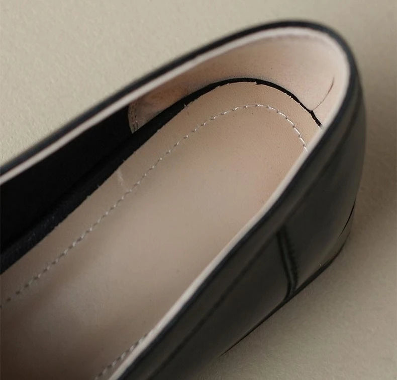 Women's Soft Leather Loafers.