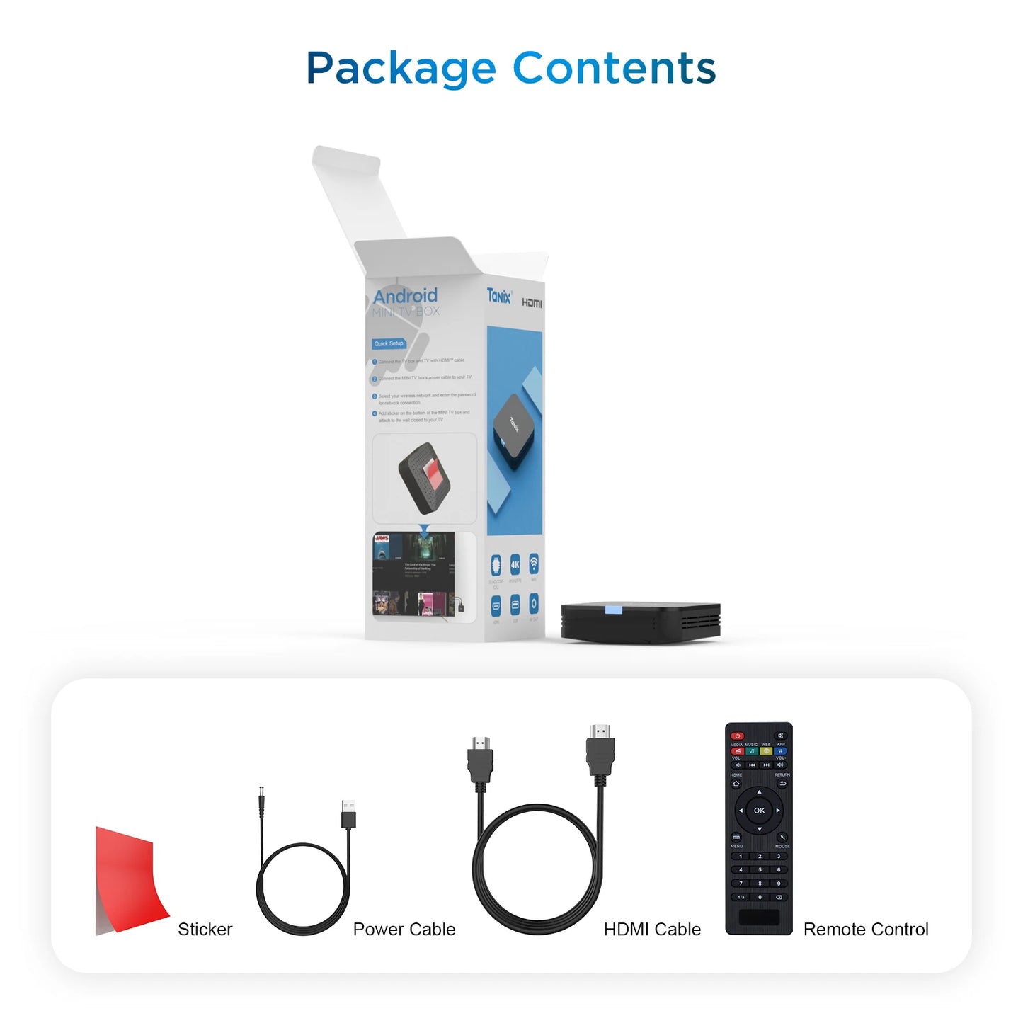 TANIX TX1 Android 10.0 Allwinner H313 Quad Core 4K