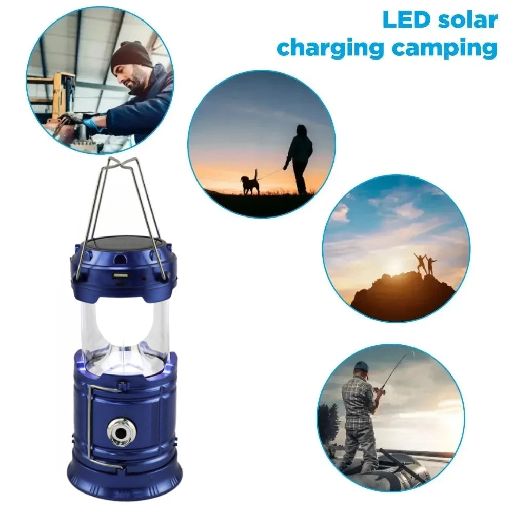 Solar Multifunctional Handheld Camping Lamp Tent Lamp.