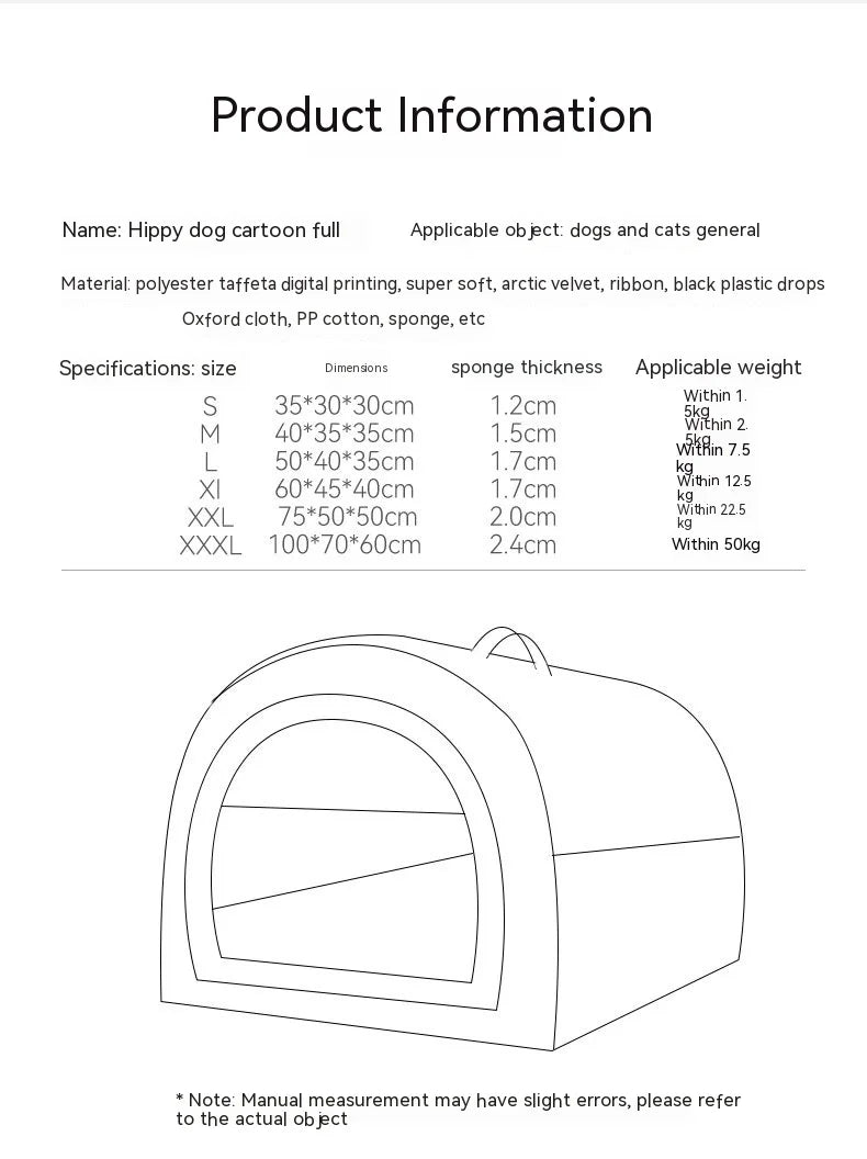 Nest for Large Dogs, Warm Winter Dog House, and Nest for Cats