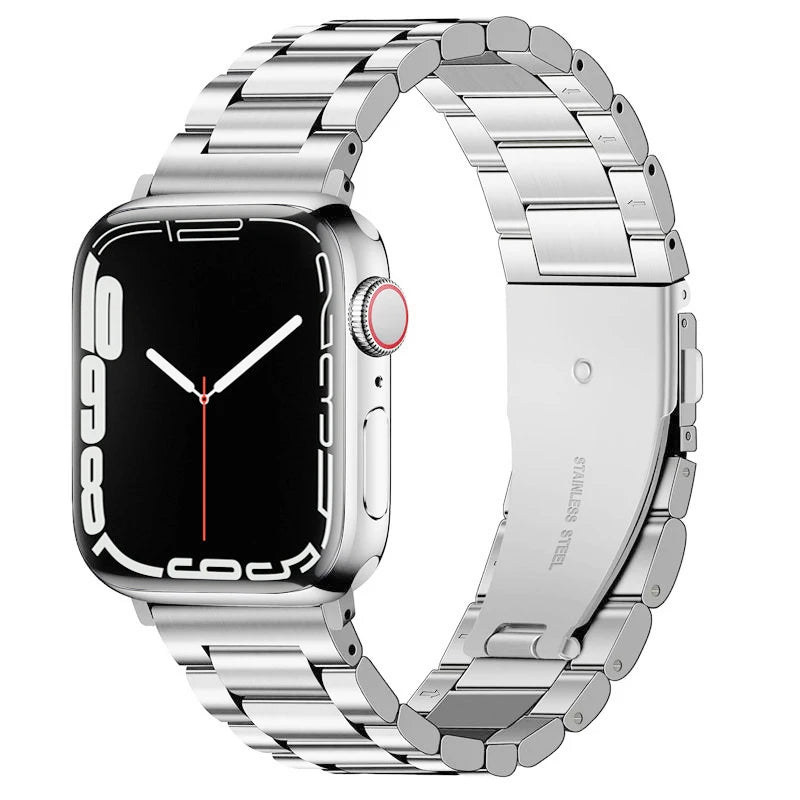 Metal Strap for Apple Watch band 49mm 45mm 41mm 44mm 40mm 42 46 38mm Stainless steel Bracelet iWatch 10 Ultra 9 8 7 6 5 SE Strap