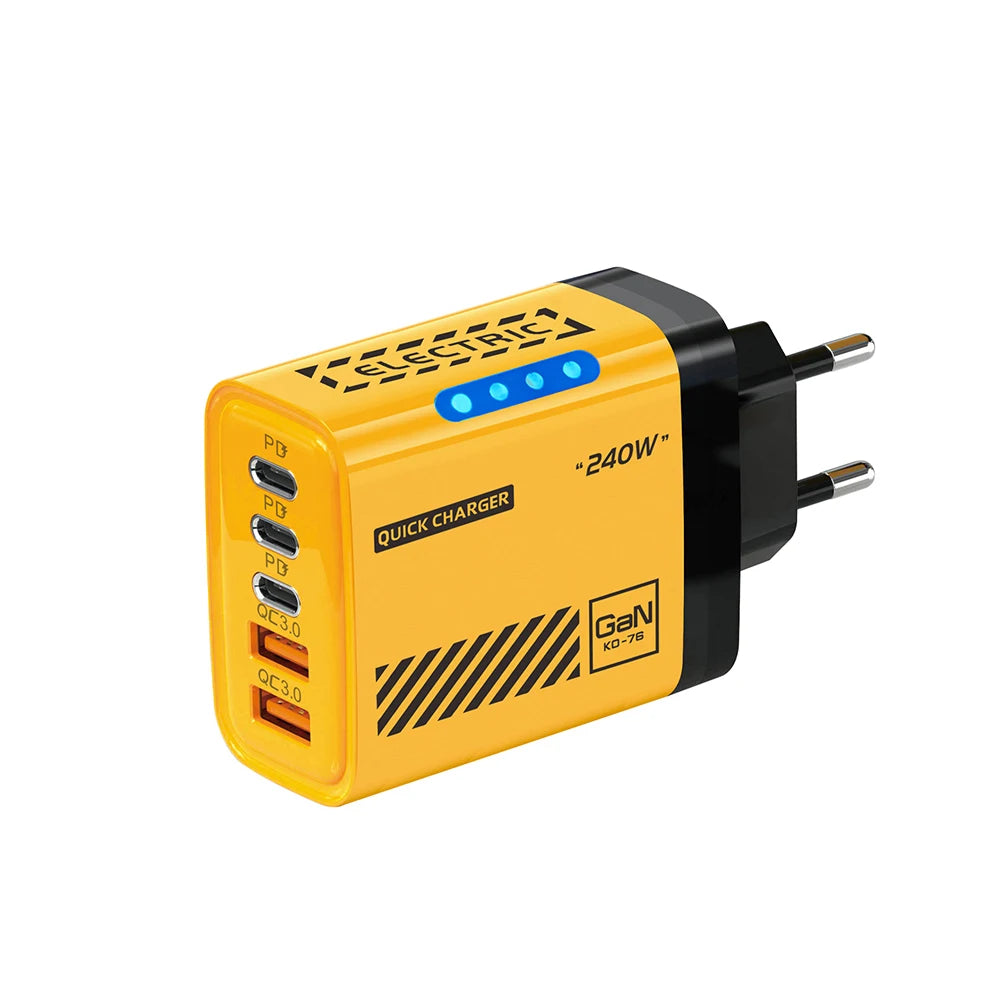 5-port fast charger.