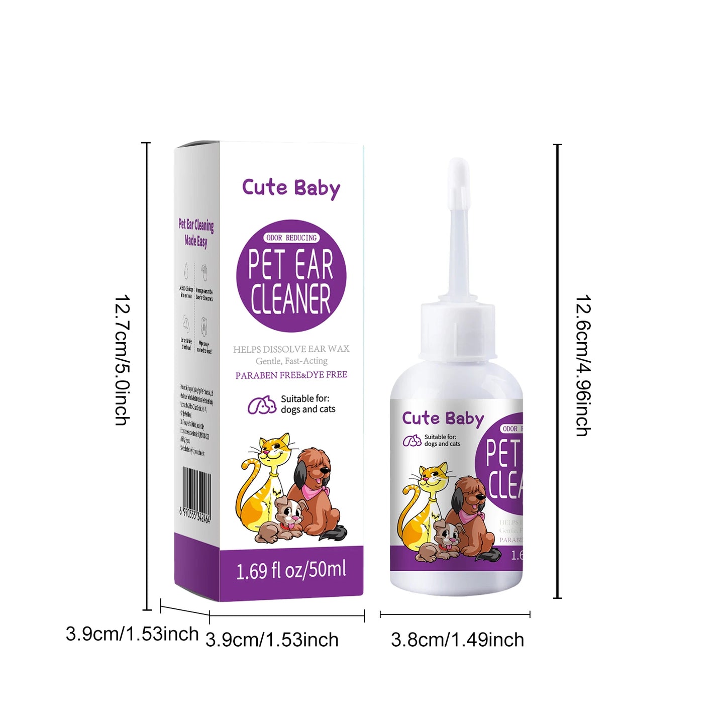 Premium hygiene spray for dogs.