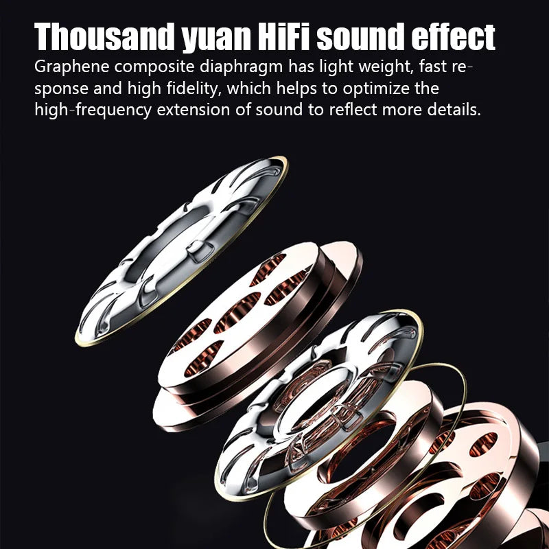 Soleeanre wireless Bluetooth Hi-Fi headphones with hands-free headset function.