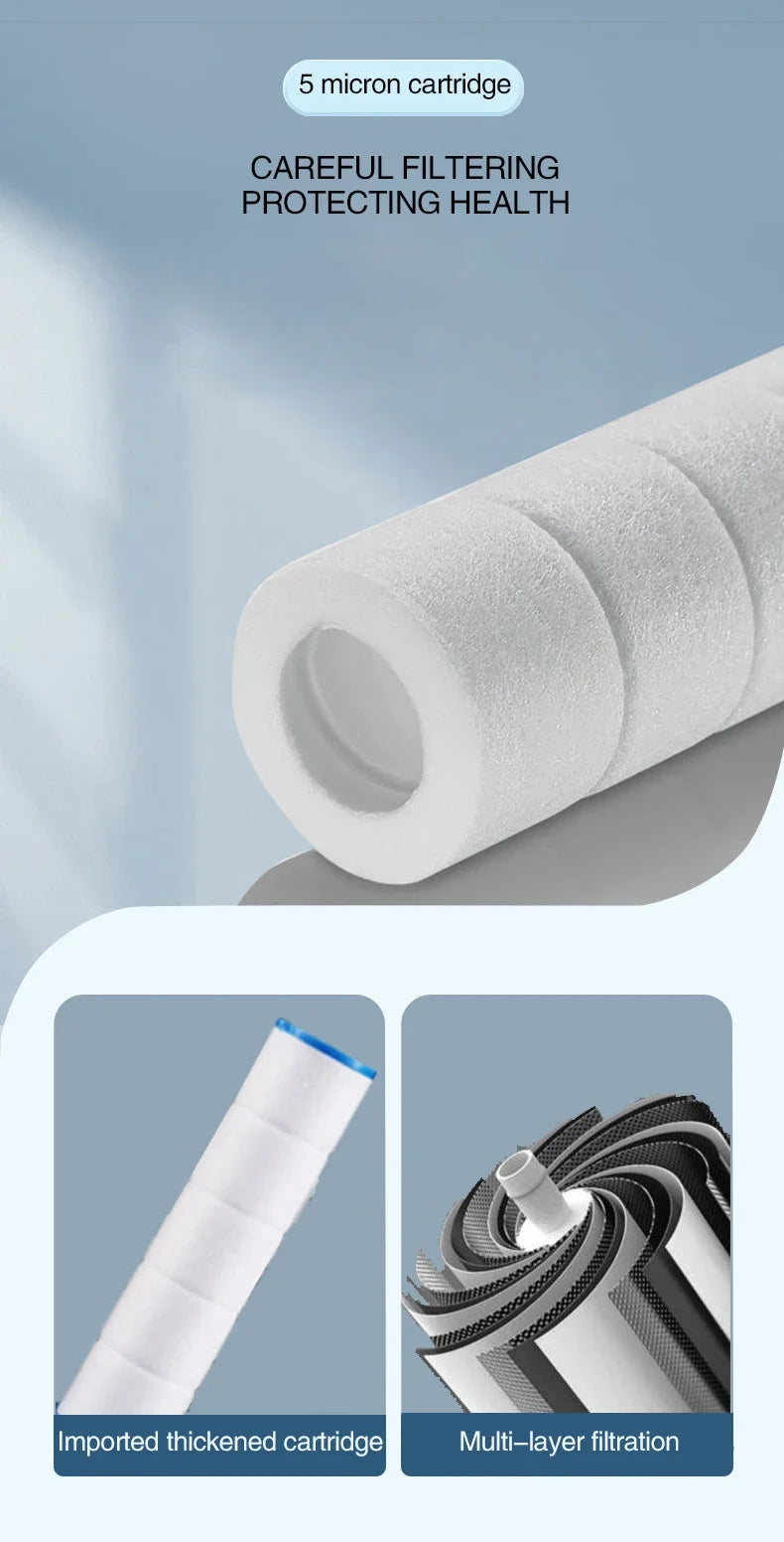 High Pressurized Filter Shower Head 3-mode Adjustable  with Massage.