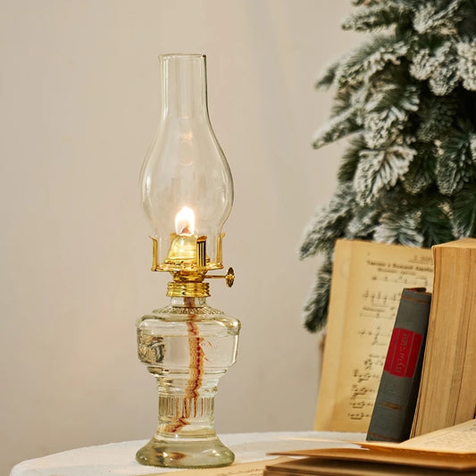 MEMEOKON L555 glass lampshade kerosene lamp wicks.