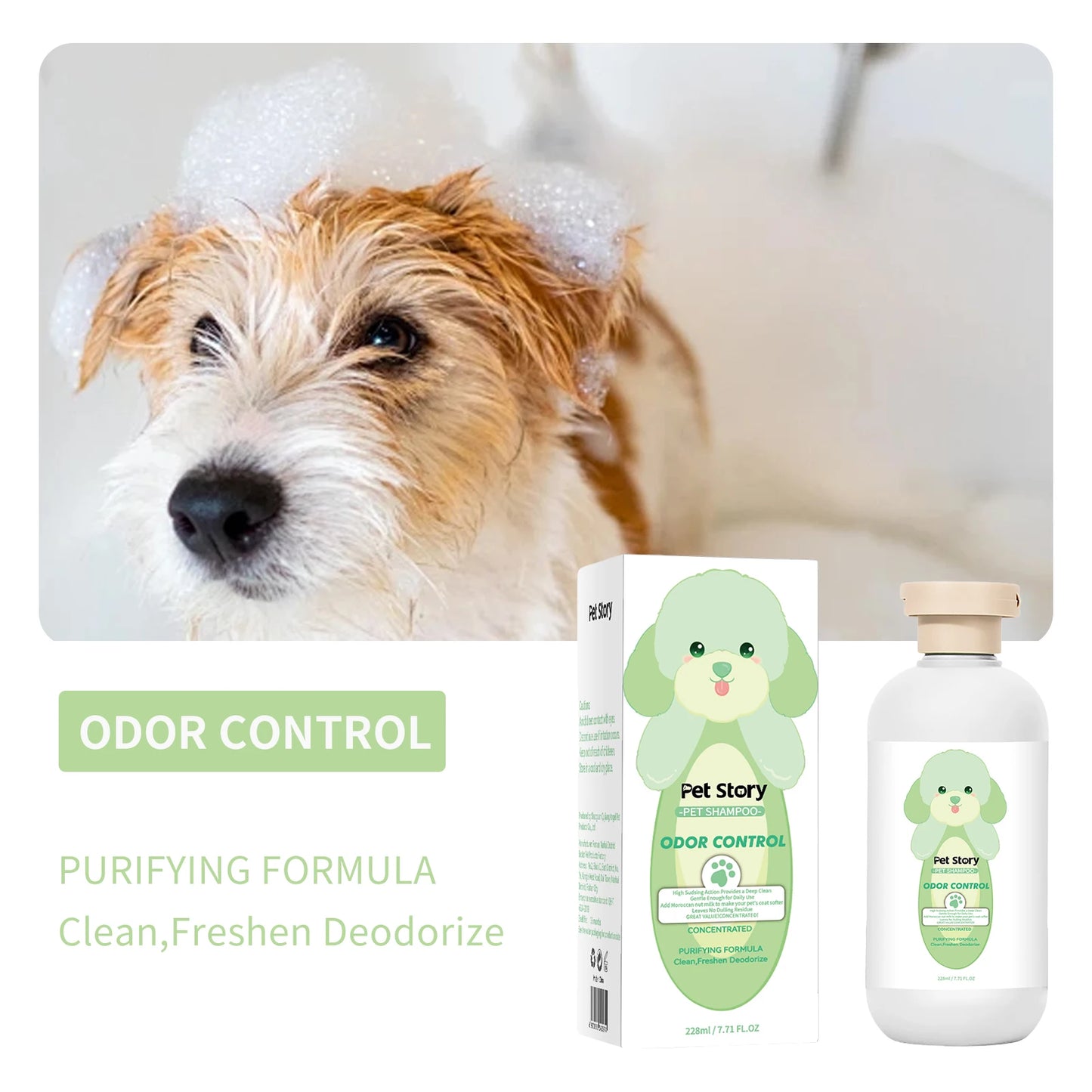 Premium hygiene spray for dogs.