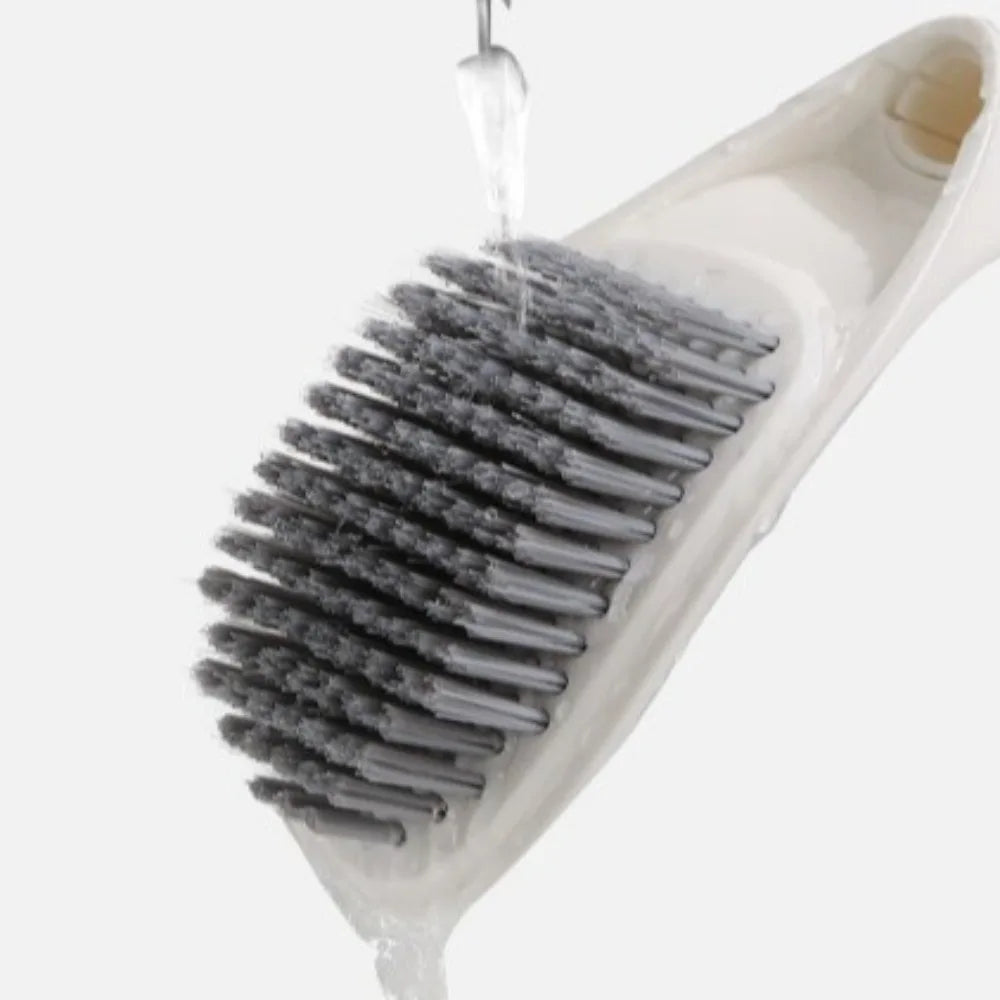 Swan Shape Long Handle Toilet Brush Dense Bristle Head Plastic.