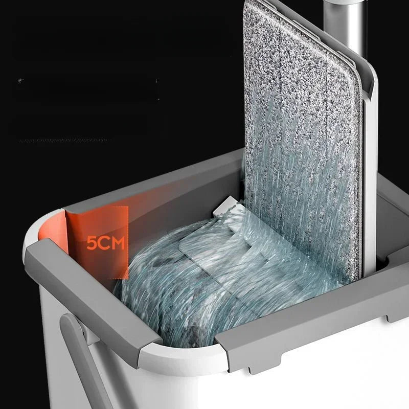 Mop with Bucket Set Wet Dry Magic Cleaning Tool for Home.