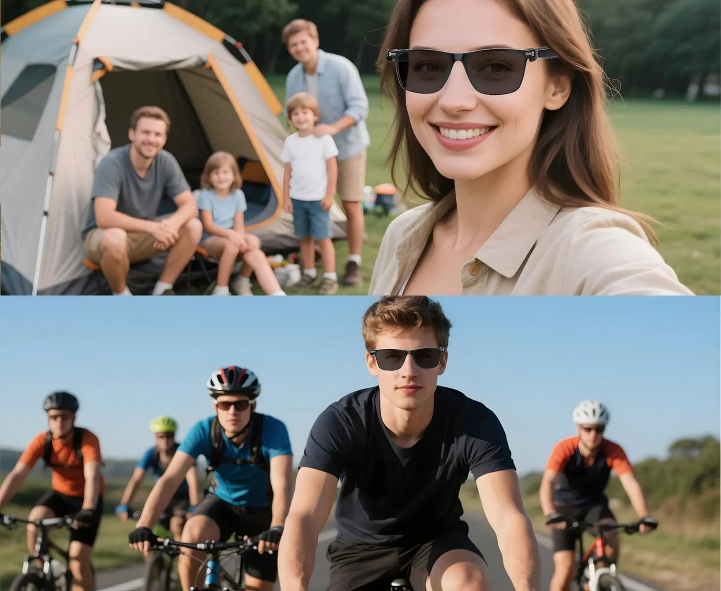 AI smart translation glasses, supporting real-time  translation in 164 languages,