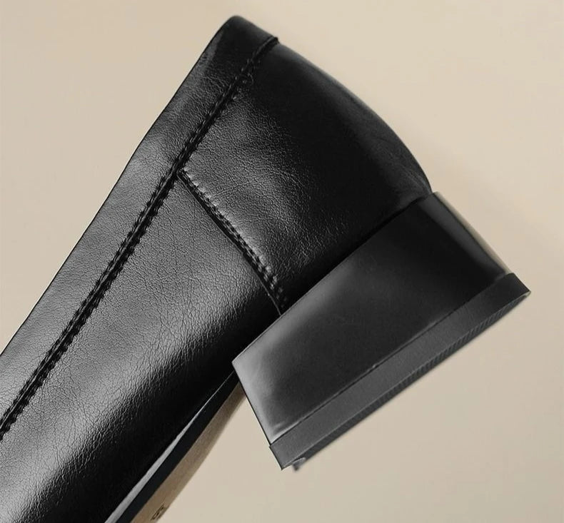 Women's Soft Leather Loafers.