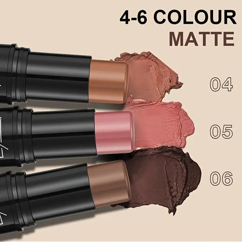 Three-in-one color multi-function waterproof makeup stick natural face multi-function: