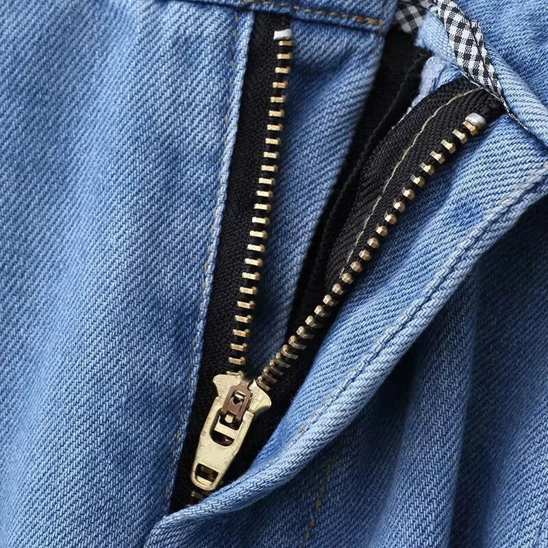 Women Mini Denim Skirts Spring Summer.