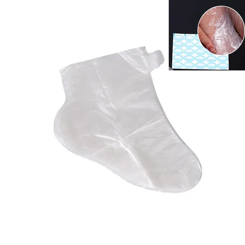 100PCS Transprent Disposable Foot Bags Detox SPA.